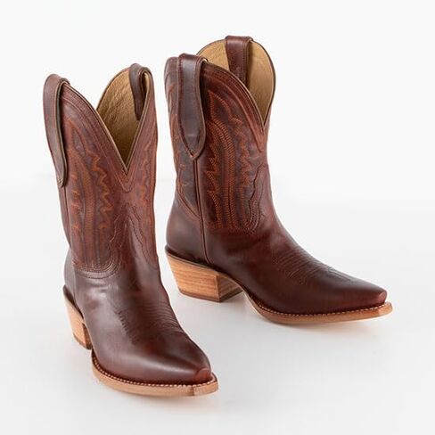 Tony Lama Cognac Areli Derby Booties in Kuwait