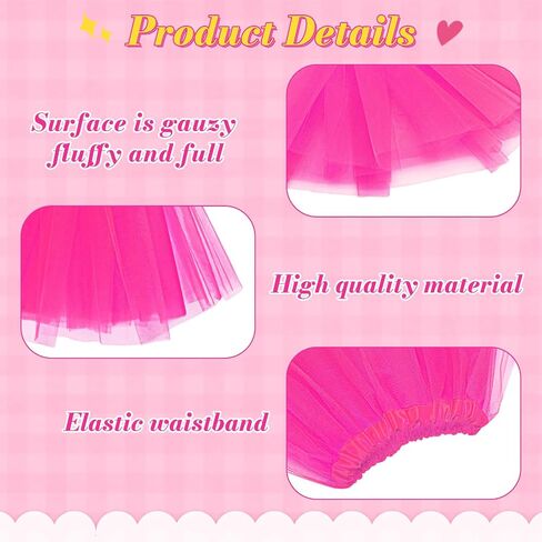 Snwquik 5 Pcs Princess Costume and Accessories,Crown/Tutu Skirt/Earring/Brooch/Gloves for Women Halloween Dress Up in Kuwait