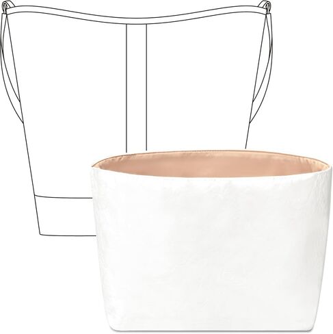 Purse Organizer Insert for CELINE Middle Bucket IN Triomphe Canvas and Calfskin,Custom Fit Inside Premium Vanile Lightweight WaterResistant Tote Bag Insert with Cup Holder Accessories in Saudi Arabia