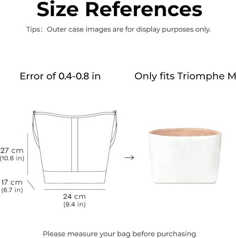 Purse Organizer Insert for CELINE Middle Bucket IN Triomphe Canvas and Calfskin,Custom Fit Inside Premium Vanile Lightweight WaterResistant Tote Bag Insert with Cup Holder Accessories in Saudi Arabia
