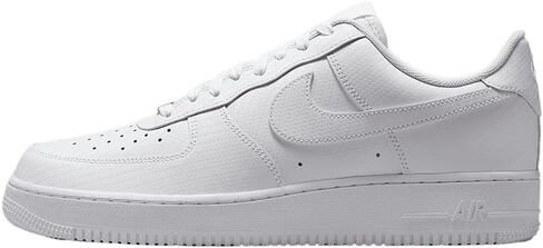 حذاء Nike Air Force 1 '07 للرجال (HF2886-100، أبيض/أبيض) مقاس 13 in Kuwait