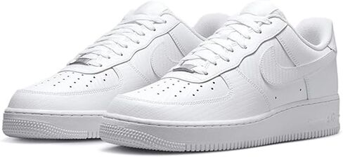 حذاء Nike Air Force 1 '07 للرجال (HF2886-100، أبيض/أبيض) مقاس 13 in Kuwait