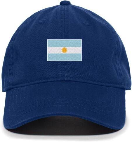 DSGN By DNA Argentina Flag Embroidered Baseball Cap Cotton Adjustable Dad Hat in Kuwait