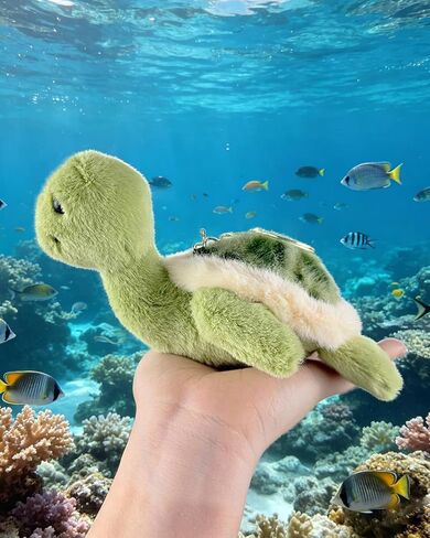 Turtle Plush Keychain Turtle Pendant Cute Keychain Gift in Saudi Arabia