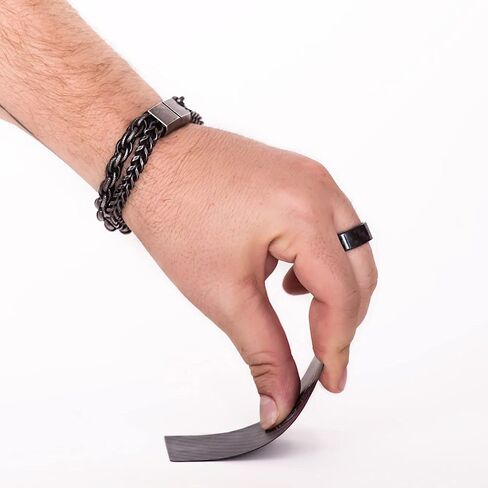Carbon Fiber Card and Mini Tube Set, 3K Twill Italian Carbon Fiber, Wallet Size Card with Mini Tube and Silicone Sleeve, White Print in Saudi Arabia