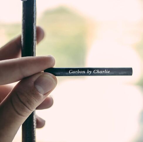 Carbon Fiber Card and Mini Tube Set, 3K Twill Italian Carbon Fiber, Wallet Size Card with Mini Tube and Silicone Sleeve, White Print in Saudi Arabia