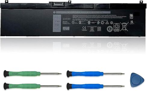 H5H20 Laptop Battery 11.4V 56Wh 4946mAh Replacement for Dell XPS 15 9550 9560 9570 7590 Precision 5510 5520 5530 5540 Inspiron 7590 7591 Series Notebook 6GPTY 62MJV M7R96 5D91C 05D91C in Kuwait