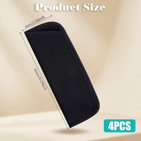 4 Pack Eyeglass Case Soft, Slip in Glasses Cases, Protective Glasses Sleeve, Fabric Spectacle Sunglasses Case Pouch, Soft Slim Reading Glasses Pouch Bag Holder for Travel for Men, Black in Kuwait