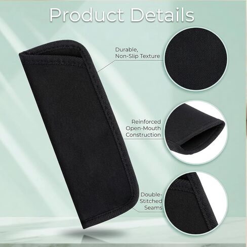 4 Pack Eyeglass Case Soft, Slip in Glasses Cases, Protective Glasses Sleeve, Fabric Spectacle Sunglasses Case Pouch, Soft Slim Reading Glasses Pouch Bag Holder for Travel for Men, Black in Kuwait