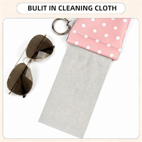 Portable Glasses Case with Belt Clip, Storing Sunglasses, Myopia Glasses, Can Be Hung on a Bag，Suitable for Unisex in Saudi Arabia
