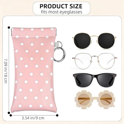 Portable Glasses Case with Belt Clip, Storing Sunglasses, Myopia Glasses, Can Be Hung on a Bag，Suitable for Unisex in Saudi Arabia