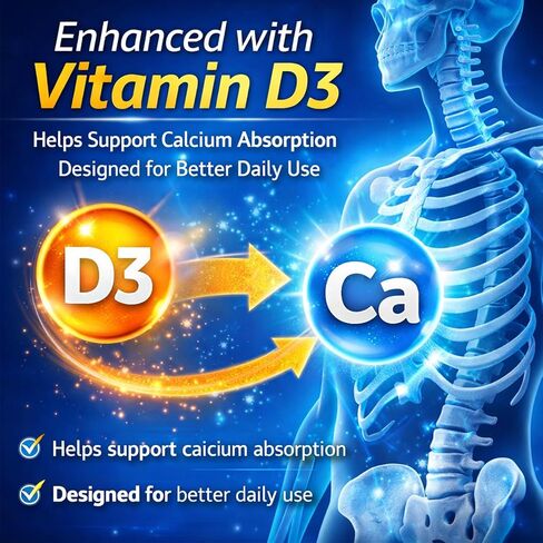 Calcio D3 K2 B12 Softgels, Calcium 2000mg with d3 & k2, Suplemento de Calcio, Strengthen Bones and Teeth, Boost Energy, Non-GMO, 120 Softgels in Kuwait