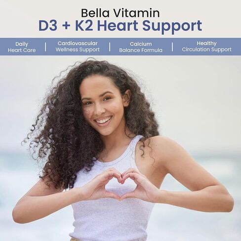Bella All Natural Vitamin D3 K2 Drops Organic Omega 3 MCT Oil - Evening in Kuwait