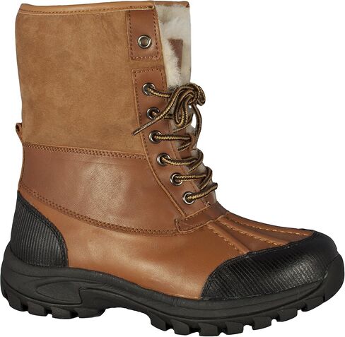 Cloud Nine Sheepskin Ladies Tundra Boot Water-resistant Leather, Double-Faced Sheepskin Shaft, Winter Comfort in Kuwait