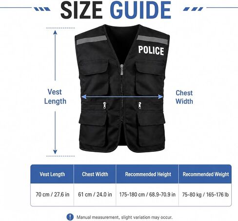 Yi-gog Police Costume Outfit for Men Women,Police Officer Accessories Vest Cop Hat Glasses Headphones Badge Halloween Cosplay Dress Up in Saudi Arabia