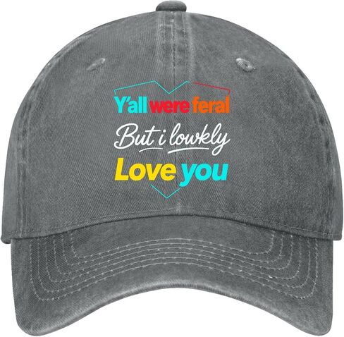 لقد كنتم وحشيين ولكن قبعات I Low-Key Loves You للرجال كلاسيكية مغسولة in Kuwait