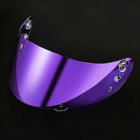 ICON IC04 Airframe Pro Airmada Airform Motorcycle Helmet Shield Uv Protection Motorcycle Visor Lens Helmets Accessories (Purple) in Saudi Arabia