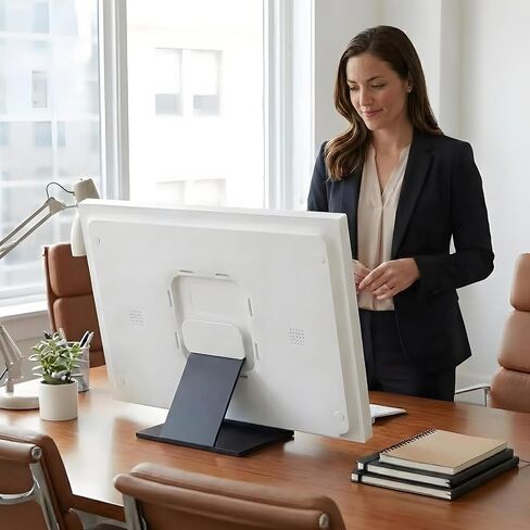 Stand for Skylight Calendar Max 27 Inch,Desktop Display Holder for Skylight Calendar 2 and 15 Inch,No Drill & Tool-Free Mounting Base,Digital Calendar Display Holder with Portrait & Landscape,Perfect Alternative to Wall Mount in Saudi Arabia