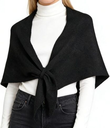 Women's Shawl Cardigan - Evening Dress Wedding Scarf, Knitted Warm Wrap for Fall Winter in Saudi Arabia