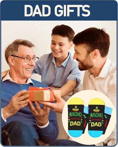 Dad Socks for Men, Fathers Day Socks, Dad Gifts From Son Daughter in Kuwait