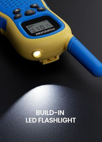 J388C Walkie Talkies for Kids 2 Pack Long Range with Flashlight - Blue in Kuwait