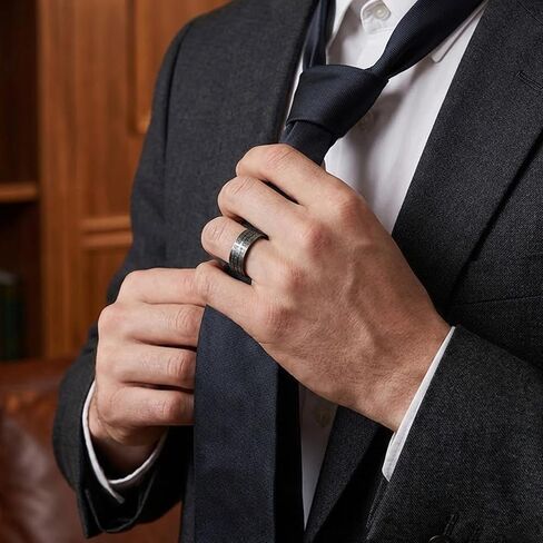 8pcs Rings for Men Celtic Knot Viking Signet Stainless Steel Anxiety Spinner Chain, Band Ring Biker Thumb Vintage Retro Gothic Party in Saudi Arabia