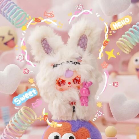 Baby Three Weirdly Adorable Mini Plush Blind Box 1Pc(1 of 7 Possible Styles) Cut Keychain Key Ring Collectible Figures Birthday Gifts in Saudi Arabia