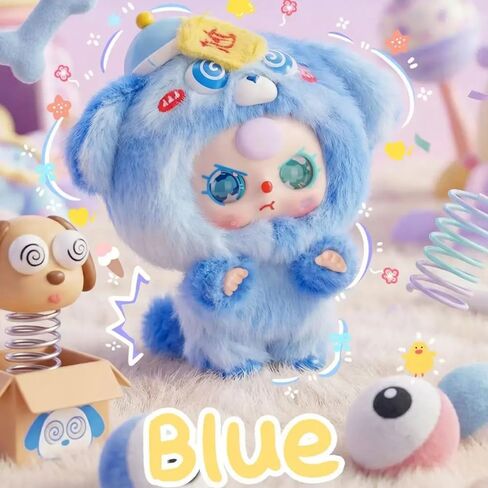 Baby Three Weirdly Adorable Mini Plush Blind Box 1Pc(1 of 7 Possible Styles) Cut Keychain Key Ring Collectible Figures Birthday Gifts in Saudi Arabia