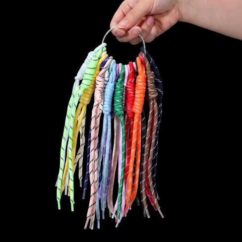 20 Pack Rope Keychain, Paracord Bag Charm, Colorful Braided Nylon Rope Cord Charms for Backpack Purse Handbag Decoration Accessories in Saudi Arabia