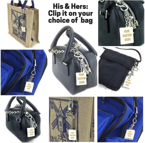 Yoga for Life Meditation Exercise Clay Mini Book Key Chain Ring Bag Purse Backpack Clip Snap Clasp in Saudi Arabia
