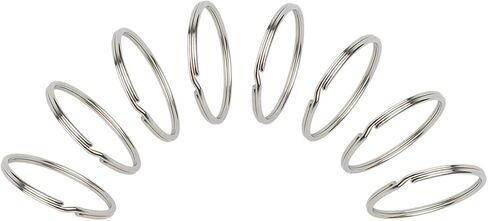 2 Inch Large Key Rings, 304 Stainless Steel Heavy Duty Key Ring, Split Rings for Keychains, Car Keys, Pet Collars and DIY, 8 PCS in Saudi Arabia