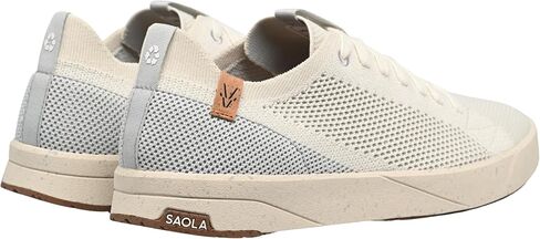 SAOLA Men's Cannon Knit 2.0 Sneaker– Lightweight Vegan Walking Shoes, Breathable Recycled Knit Casual Sneakers, Cork Insole Comfort, Eco Friendly Everyday Travel Shoes in Kuwait