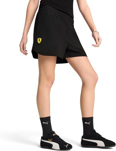 تي شيرت نسائي من PUMA Standard Scuderia Ferrari Formula 1 Babydoll، أسود SS25، X-Large in Kuwait