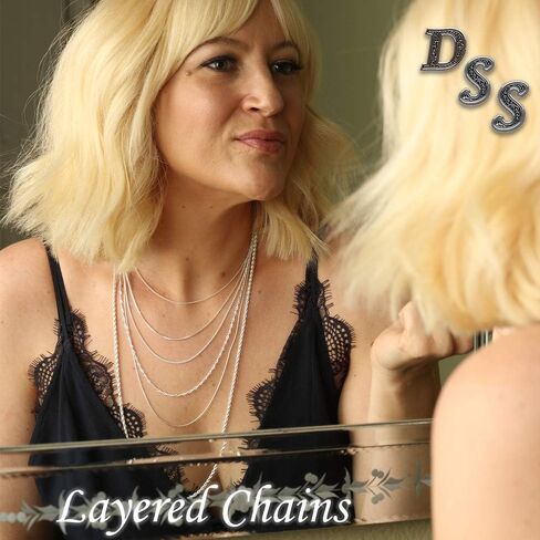 DSS 925 Sterling Silver Necklace for Women, Rhodium Plated, Lobster Claw Clasps, Sterling Silver Chain, Italian Jewelry for Women - Made in Italy in Kuwait