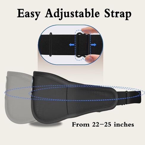 Sleep Mask with Bluetooth Headphones, 100% Light Blocking Sleep Headphones for Side Sleepers Men Women, Eye Mask with Thin Stereo Speakers, Soft Eye Cover for Travel Gift (Plus Size) in Saudi Arabia