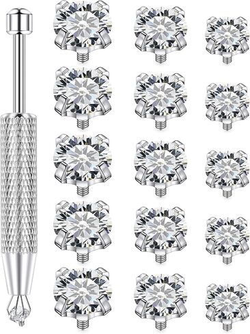 14G CZ Dermal Tops 316L Surgical Steel Internally Threaded Cubic Zirconia Silver Dermal Anchor Tops Dermal Piercing Dermal Kit Piercing Jewelry CZ Size 2mm 3mm 4mm in Kuwait