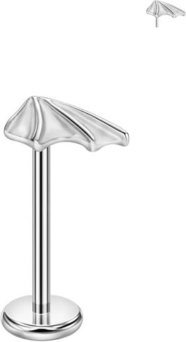 FANSING الخفافيش الجناح الأنف خواتم للنساء الرجال الجراحية الصلب الغضروف القرط مسمار Threadless Labret ترصيع ل هيليكس روك محارة الزنمة شحمة الأذن لثقب الأذن اليمنى in Kuwait