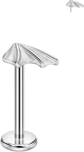 FANSING الخفافيش الجناح الأنف خواتم للنساء الرجال الجراحية الصلب الغضروف القرط مسمار Threadless Labret ترصيع ل هيليكس روك محارة الزنمة شحمة الأذن لثقب الأذن اليمنى in Kuwait