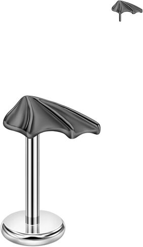 FANSING الخفافيش الجناح الأنف خواتم للنساء الرجال الجراحية الصلب الغضروف القرط مسمار Threadless Labret ترصيع ل هيليكس روك محارة الزنمة شحمة الأذن لثقب الأذن اليمنى in Kuwait