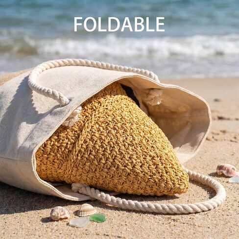 Avxdbr Womens Sun Hat Handmade Crochet Straw Bucket Hat Wide-Brimmed Foldable Travel Summer Beach Cap Green in Saudi Arabia