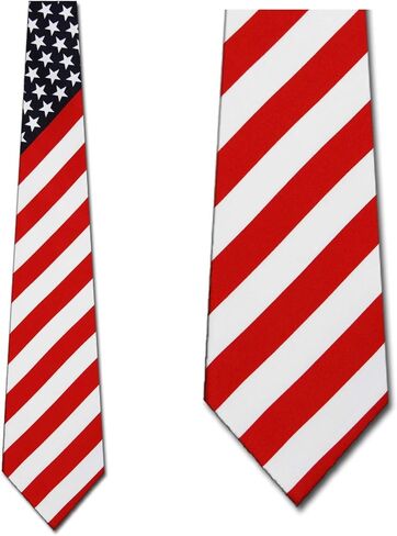 Three Rooker Mens FLAG ties American Flags Necktie in Saudi Arabia