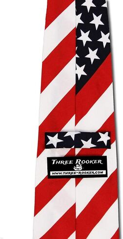 Three Rooker Mens FLAG ties American Flags Necktie in Saudi Arabia