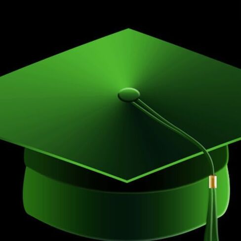 ربطات عنق من Three Rooker Class of 2026 للرجال 2026 Grad Cap ربطة عنق التخرج باللون الأخضر in Kuwait