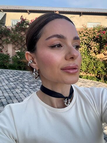 مجوهرات UHI والمزيد من أساور الأذن Vogue من الفضة الإسترلينية عيار 925، فضية، تصميم ذو شكل كروي in Kuwait