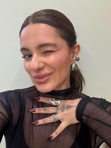 مجوهرات UHI والمزيد من أساور الأذن Vogue من الفضة الإسترلينية عيار 925، فضية، تصميم ذو شكل كروي in Kuwait