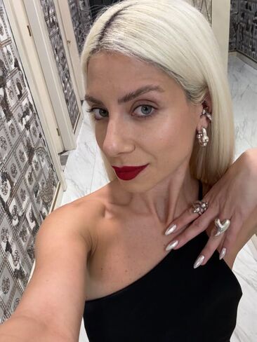 مجوهرات UHI والمزيد من أساور الأذن Vogue من الفضة الإسترلينية عيار 925، فضية، تصميم ذو شكل كروي in Kuwait