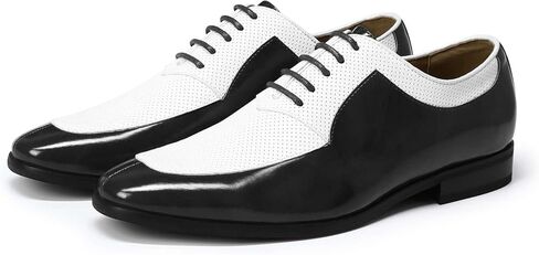 AUSTIN MILL Men's Two Tone Oxford Dress Shoes Lace-Up Formal Shoe for Business Wedding Party in Saudi Arabia
