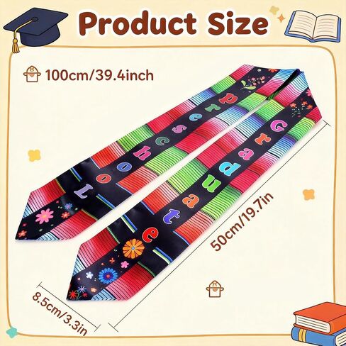NNG Preschool Graduation Stole, Unisex Kids Graduation Sash for Ceremony and Photos, Class of 2026 Preschool Graduation Gift Multicolor in Saudi Arabia