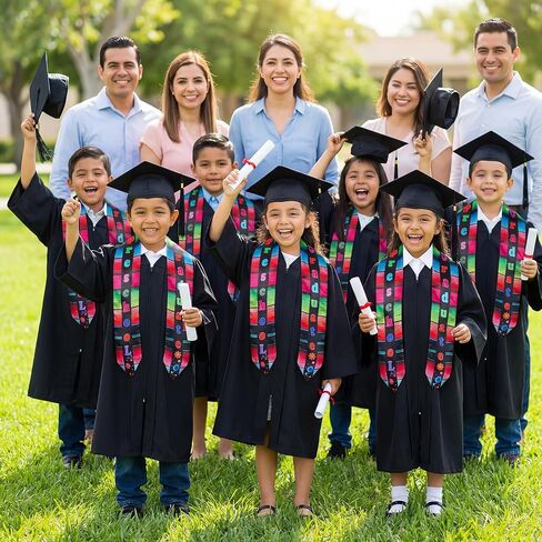 NNG Preschool Graduation Stole, Unisex Kids Graduation Sash for Ceremony and Photos, Class of 2026 Preschool Graduation Gift Multicolor in Saudi Arabia