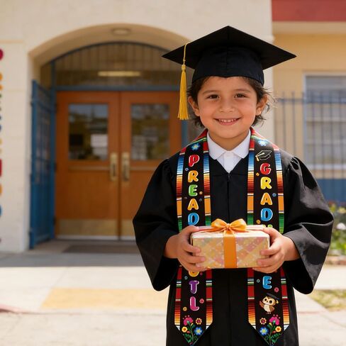Mexican Preschool Kindergarten Graduation Stole Mexico Graduation Sash for Kids Class of 2026 Flower Grad Stoles Sashes Gifts for Girls Boys Unisex Graduates Party Decoration 30 Inch in Saudi Arabia